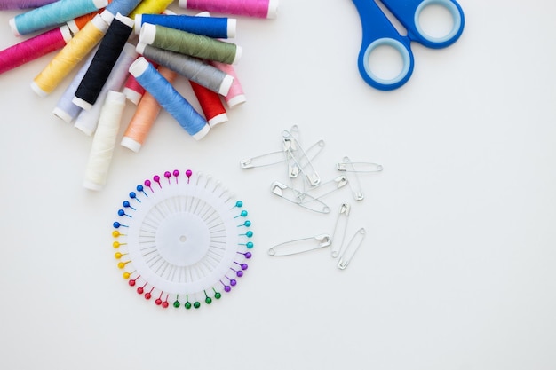 Materiály na vyšívanie - ihly, nite, látka